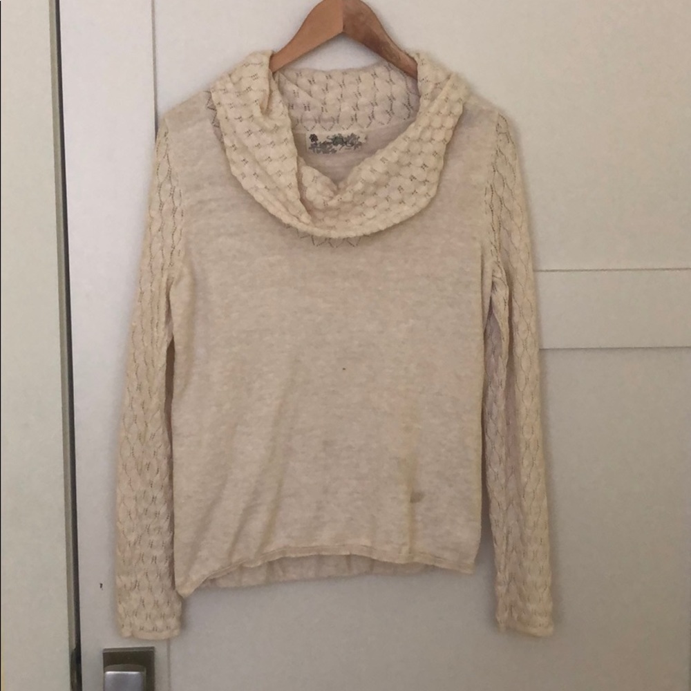Cream sweater